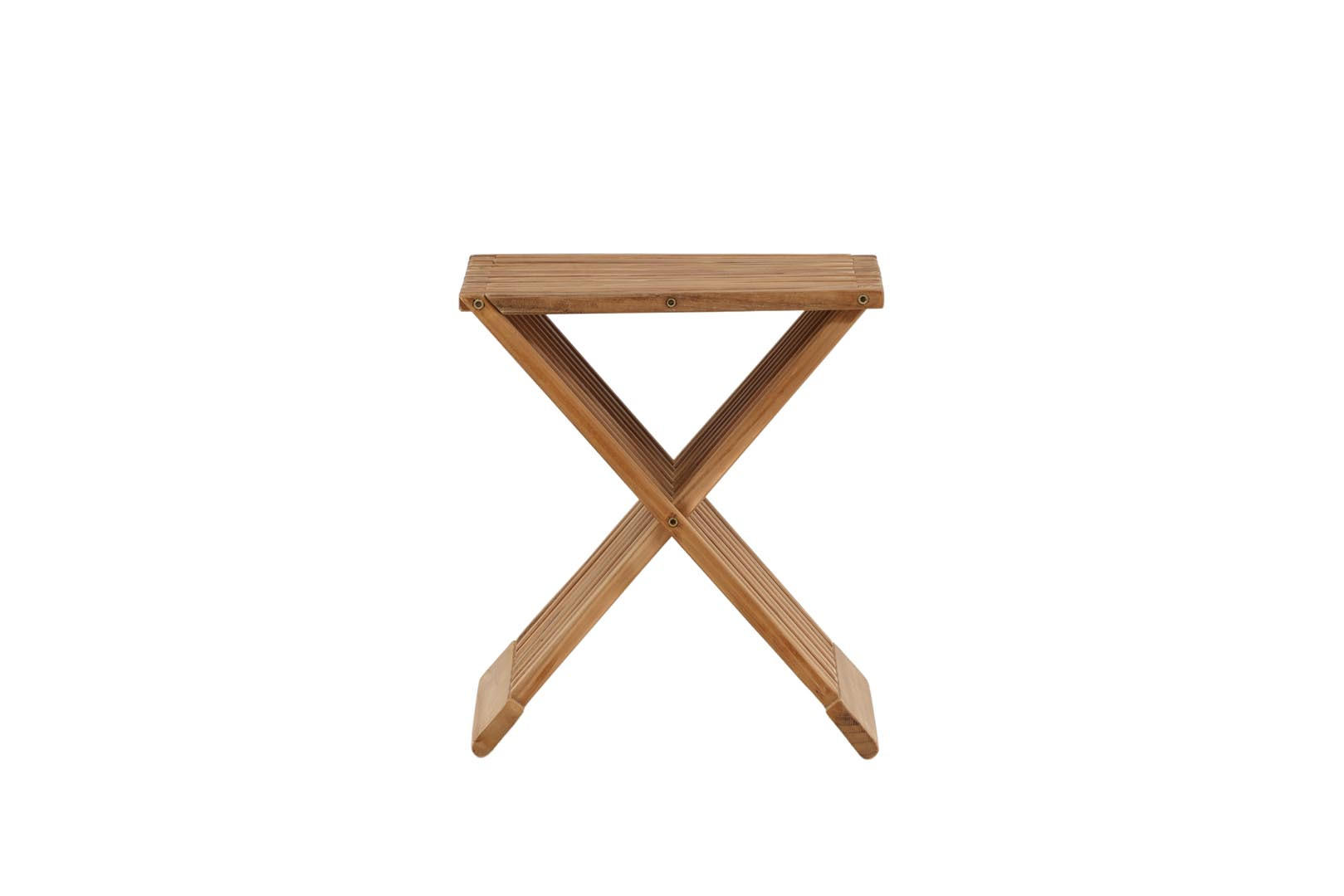 GARTENTISCH Teak Dekor - Teakfarben, Holzwerkstoff (39/37/43cm) - ebuy24