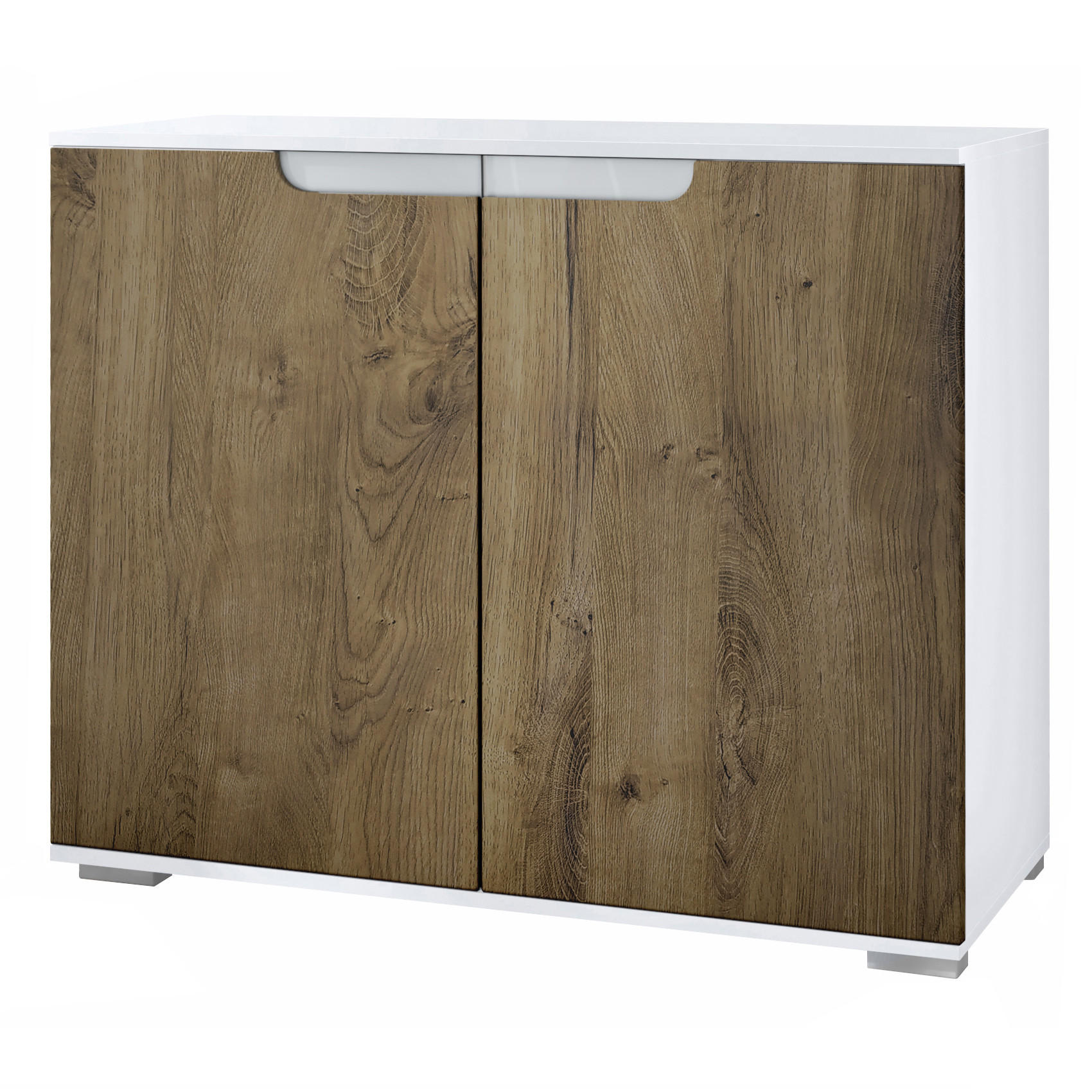 KOMMODE Sylt Eiche Ribbeck - Alteiche, Holzwerkstoff (92.5/75.5/35cm) - Vladon