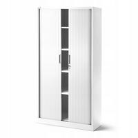 ROLLADENSCHRANK DAMIAN - Weiß, Metall (90/185/45cm) - Jan Nowak