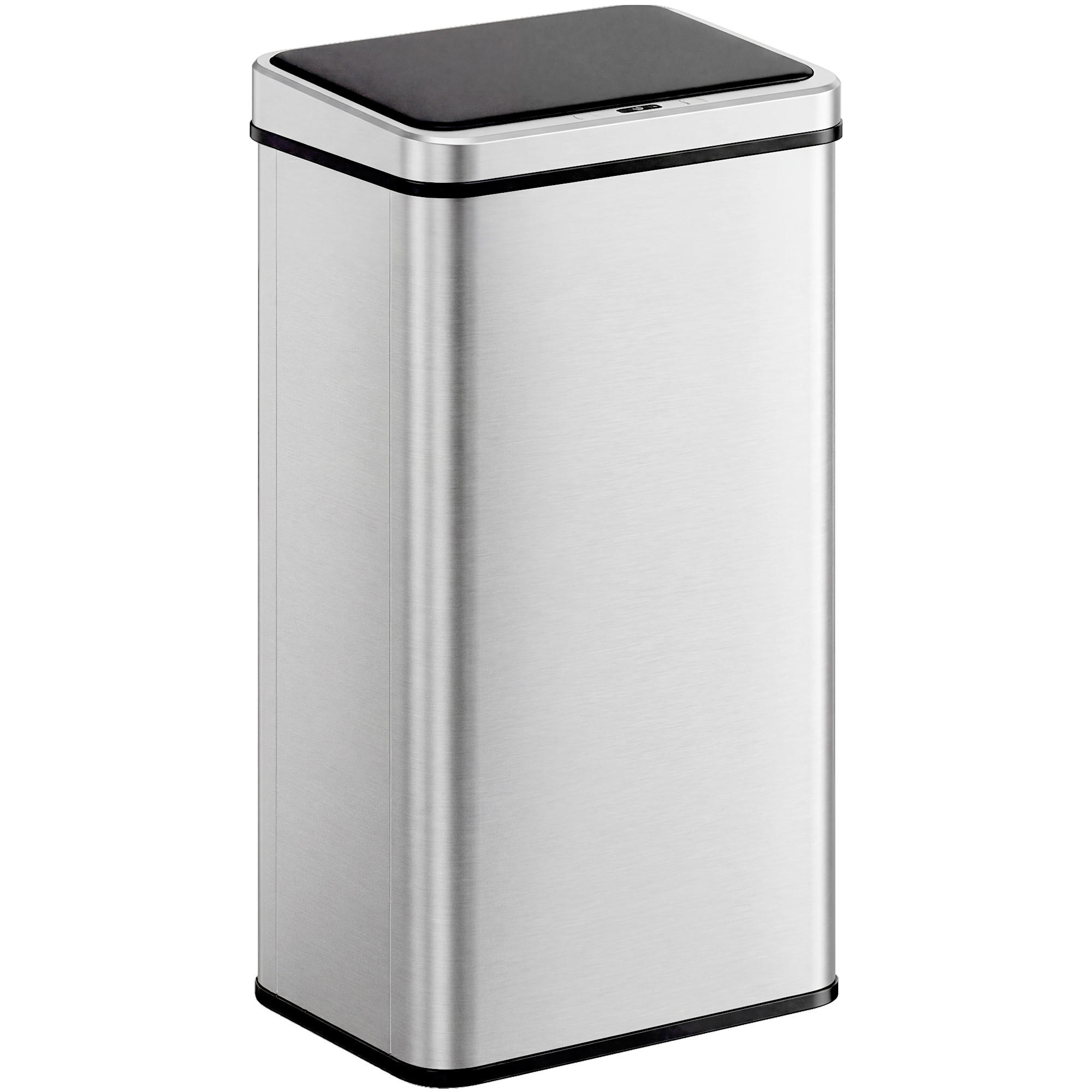 MÜLLEIMER DE-08940 50 L mit Bewegungssensor & Soft-Close Silber - Silberfarben, Kunststoff (26/67/35.5cm) - ComfortXL