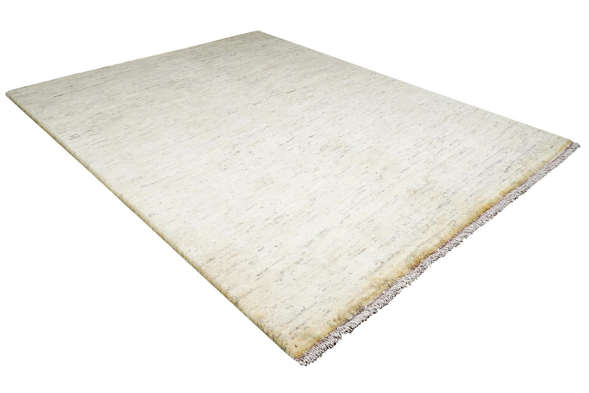 TEPPICH Gabbeh Beige 195/154 cm Schurwolle - Beige, Textil (154/195cm) - Looma