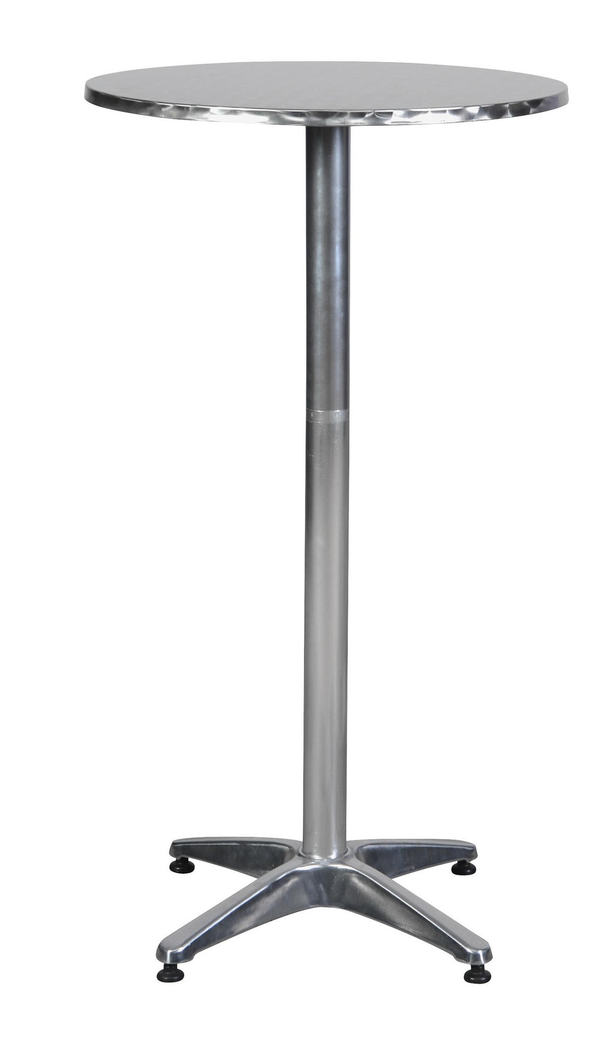 CAFÉTISCH, Bistro, Silber, Metall, 60 x 60 x 70 cm - Silberfarben, Metall (60/60/70cm) - ebuy24