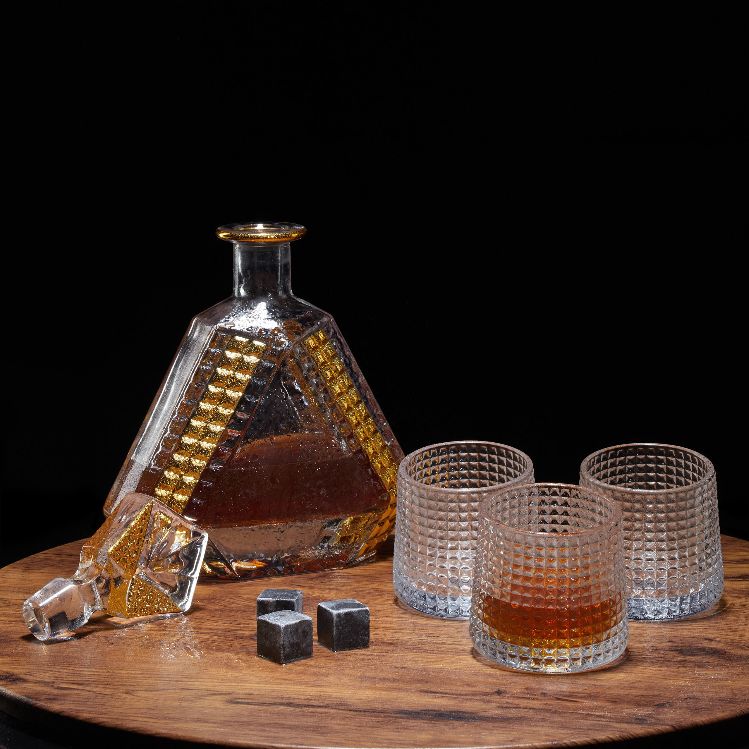 Relaxdays Whiskyglas Transparent