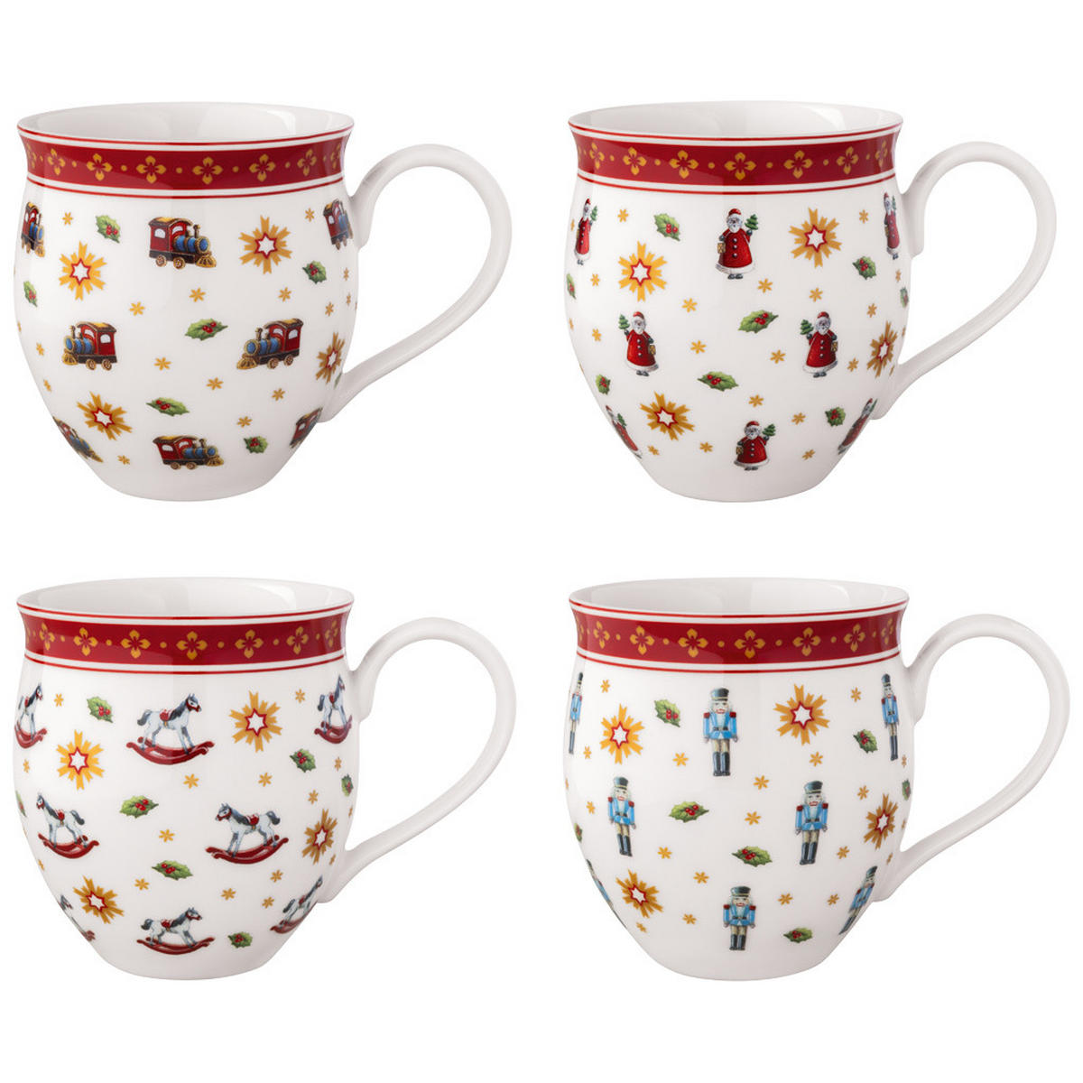 JUBILÄUMS-BECHER Toy's Delight bunt 390 ml 4er Set - Multicolor, Keramik (0.39L) - Villeroy & Boch