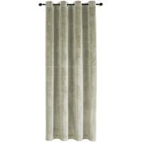 VORHANG Ösen Samt 140/175 cm Sand Beige - Naturfarben, Textil (140/175cm) - TiborTex