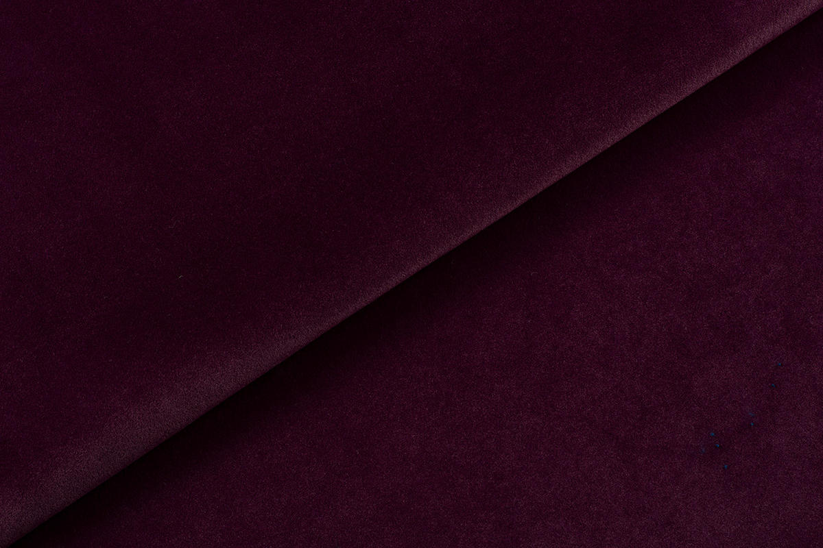 BIGSOFA COZI, Aubergine mit altrosa Keder, Matt Velvet - Aubergine, Kunststoff/Textil (240/87/180cm) - KS Home Concept