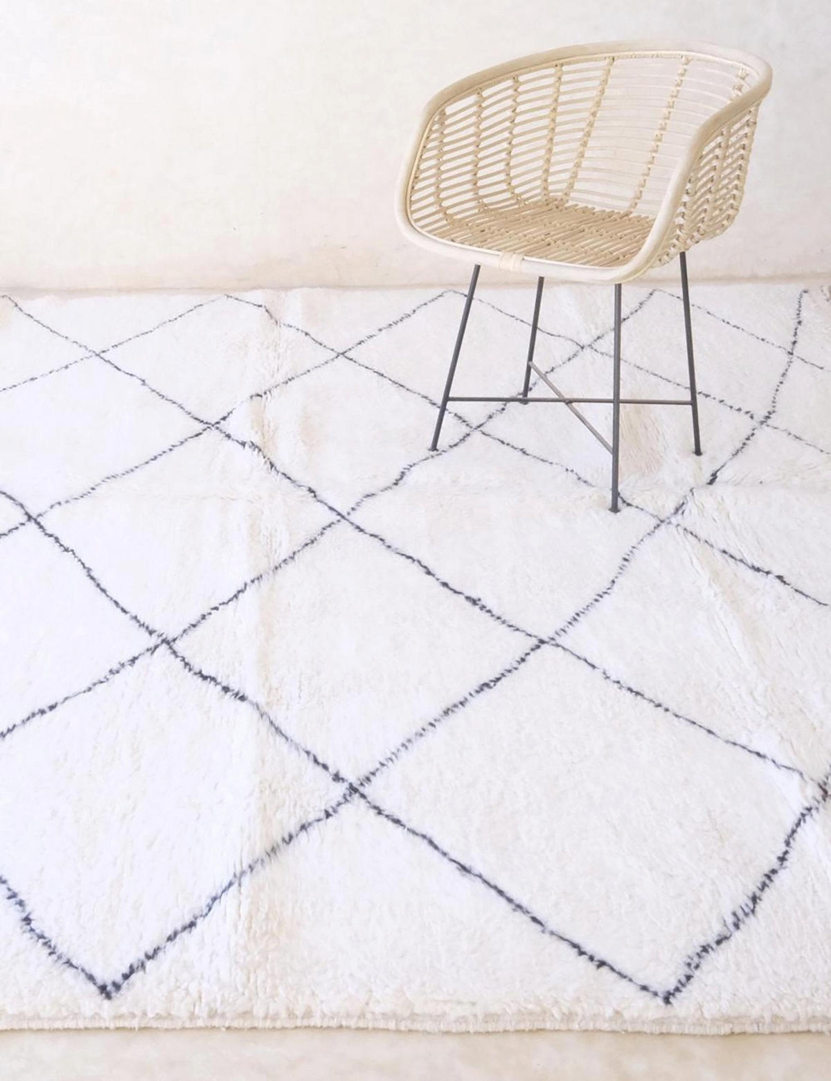 BERBERTEPPICH aus reiner Wolle 261x 293 cm - Weiß, Naturmaterialien (261/293cm) - AFK Living