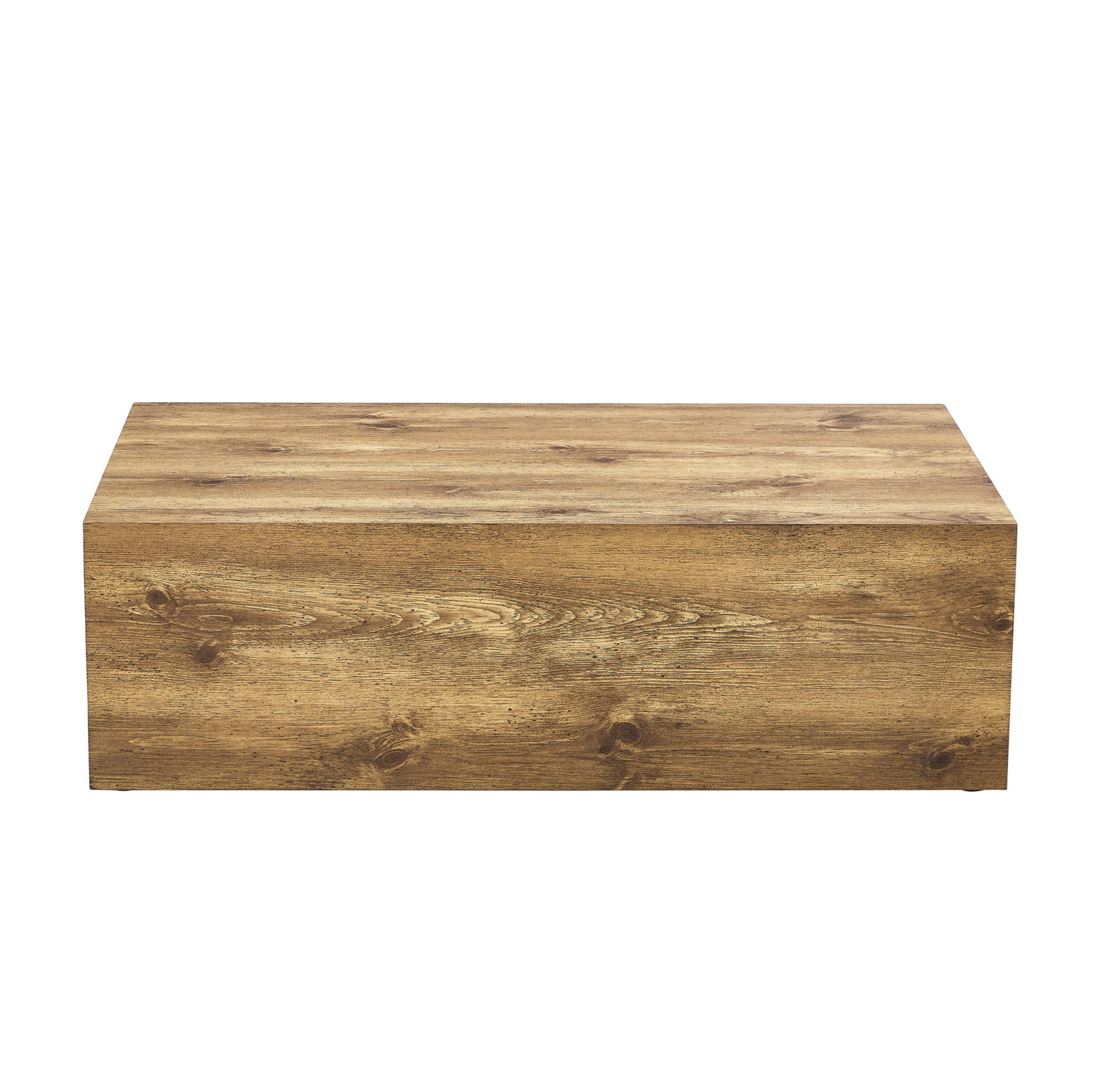 COUCHTISCH 90/50/30 cm aus MDF in Holzoptik ohne Montage - Kieferfarben, Holzwerkstoff (90/50/30cm) - OKMYHOME