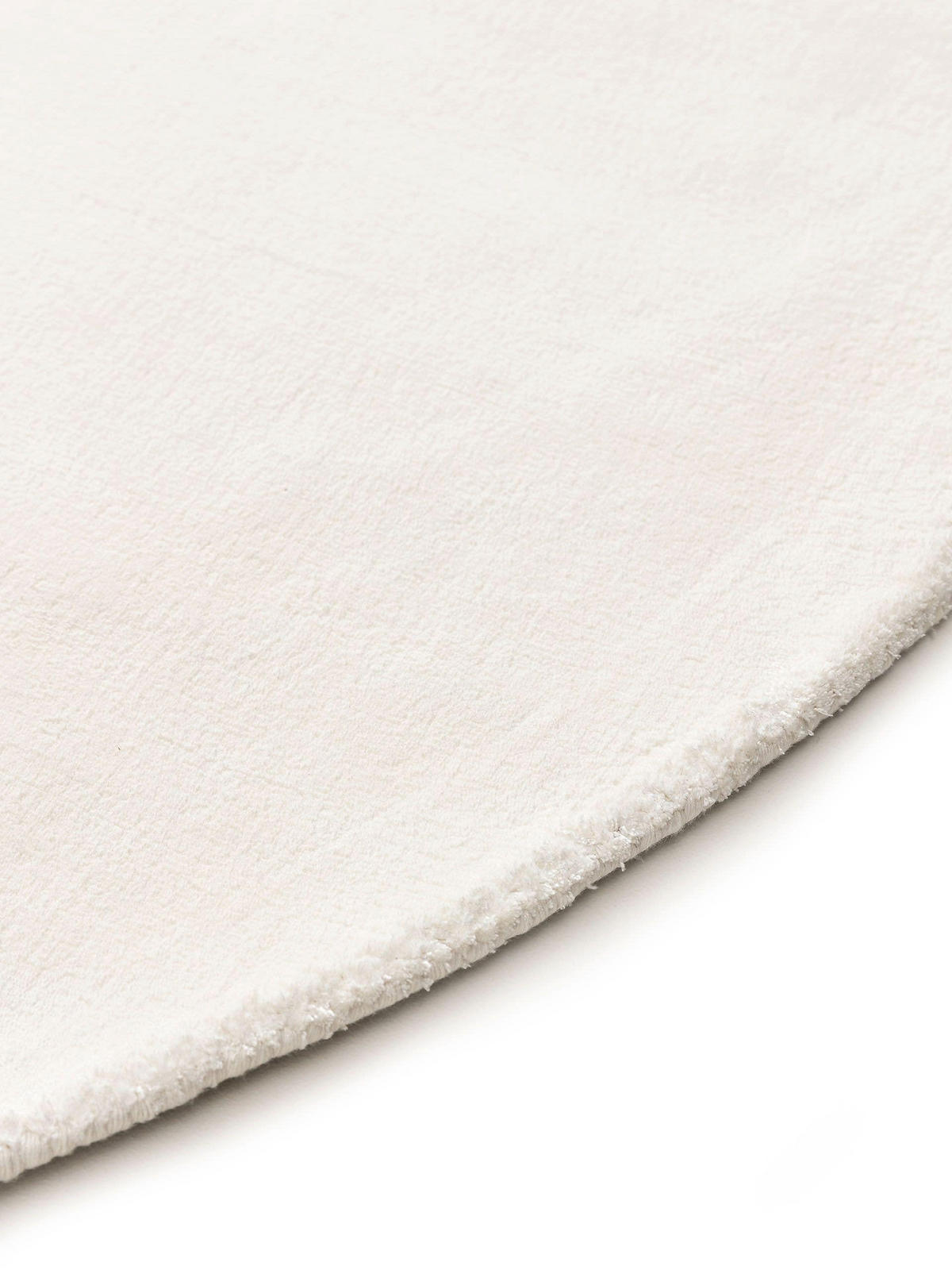 VISKOSETEPPICH OVAL Nela Ivory 150x230 cm - Creme, Textil (150/230cm) - benuta Pure