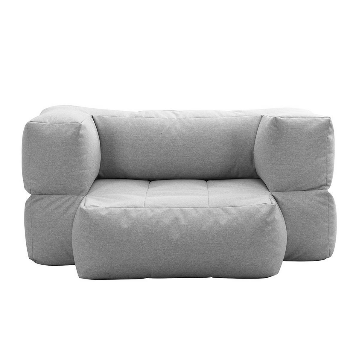 SITZSACK HEAVEN - Hellgrau - Beige, Textil (152/100/76cm) - Home Deluxe