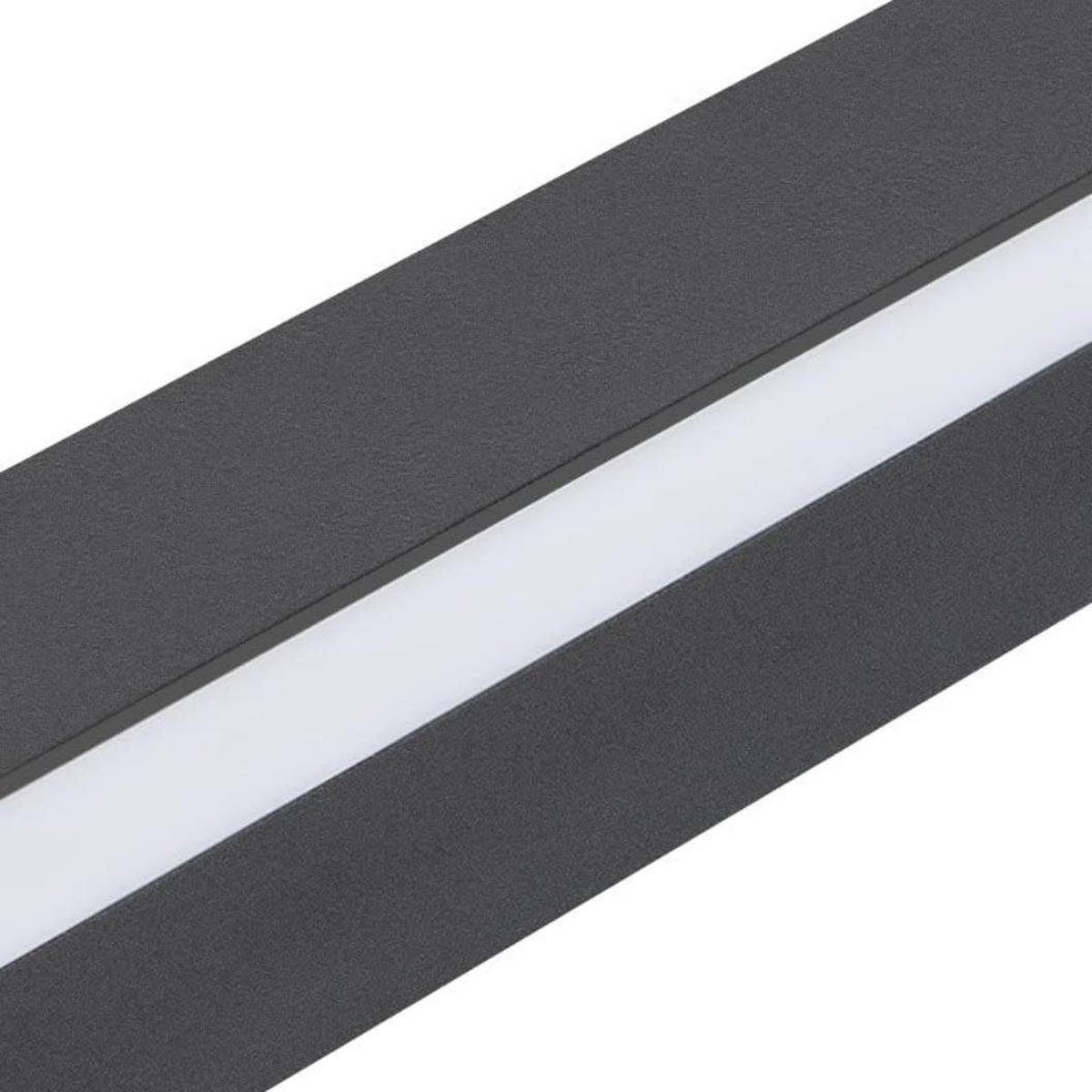 LED WANDLEUCHTE Schatz - Schwarz, Metall (4/3/60cm) - Nettlife