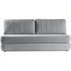 SCHLAFSOFA 3-Sitzer Orin mit Schlaffunktion, Grau - Schwarz/Grau, Textil (211/93/103cm) - Beautysofa