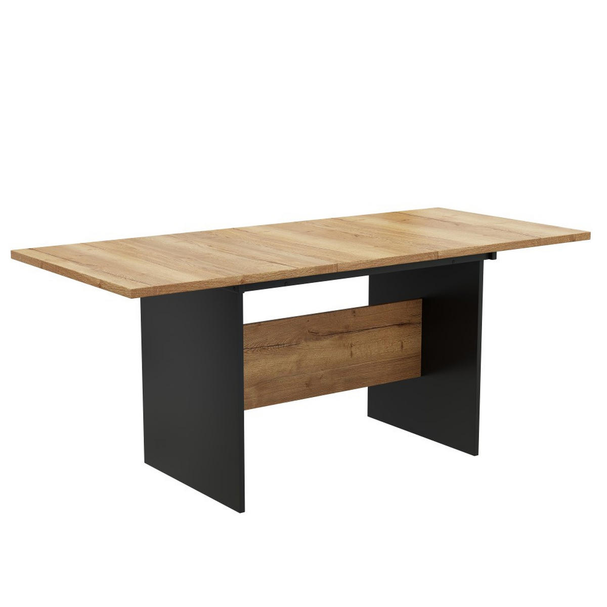ESSTISCH 140/180x80cm in Natürlicher, Erweiterbarer - Naturfarben, Holz (180/80/73.5cm) - KOMHTOM