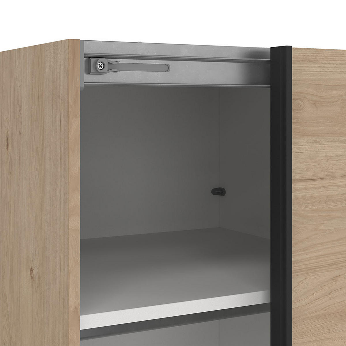 SCHIEBETÜRENSCHRANK, Como, Eiche, Holzwerkstoff, 119 x 67 x 221 cm - Eichefarben, Holzwerkstoff (119/221/67cm) - ebuy24