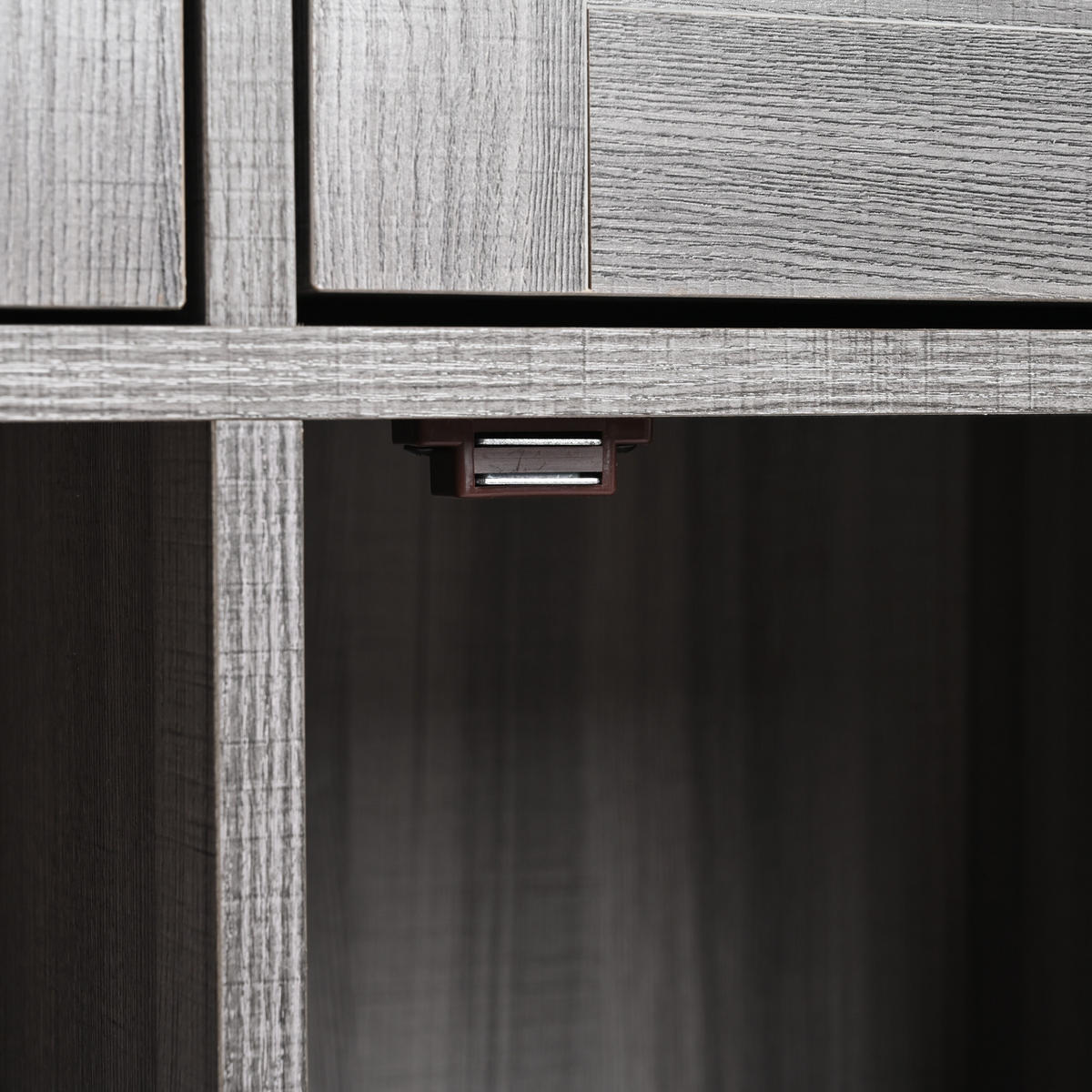 KÜCHENINSEL DE-41356 139/46-71/91,5 cm, klappbare Arbeitsplatte Grau - Grau, Holzwerkstoff (139/91.5/46cm) - ComfortXL