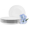 DESSERTTELLER-SET MUSCARI 6-tlg Porzellan - Platinfarben, Keramik (20cm) - KONSIMO®