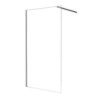 DUSCHWAND STRETTO Klar 140 x 200 cm 8 mm ESG - Klar, Glas (140/200cm) - Glasdeals