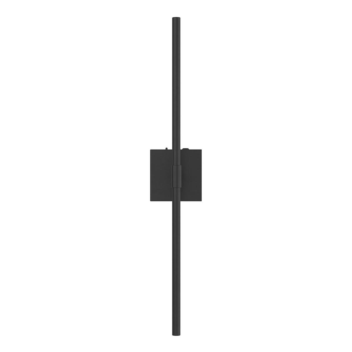 AKKU-WANDLEUCHTE inkl. Fernbedienung - 3-Stufen-Dimmer - Eisen - Schwarz, Metall (12/71/11cm) - home24
