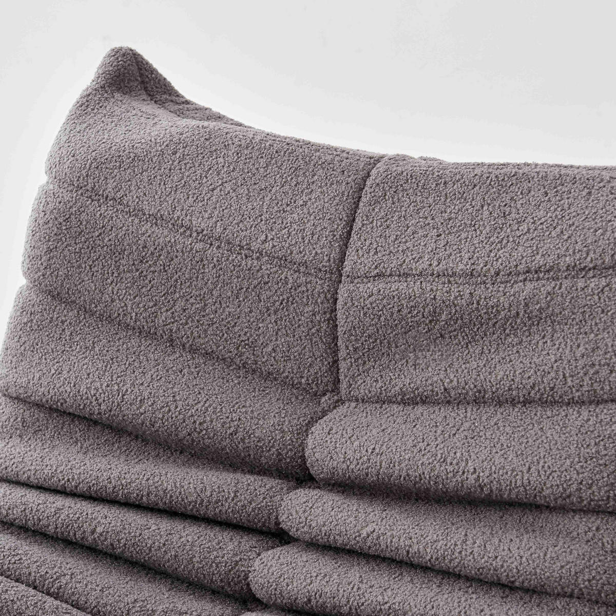 SEDACÍ VAK v šedé barvě, relaxační křeslo do interiéru s vysoce elastickou pěnou, snadno přemístitelné - šedá, textil (85/79/110cm) - STILVORA
