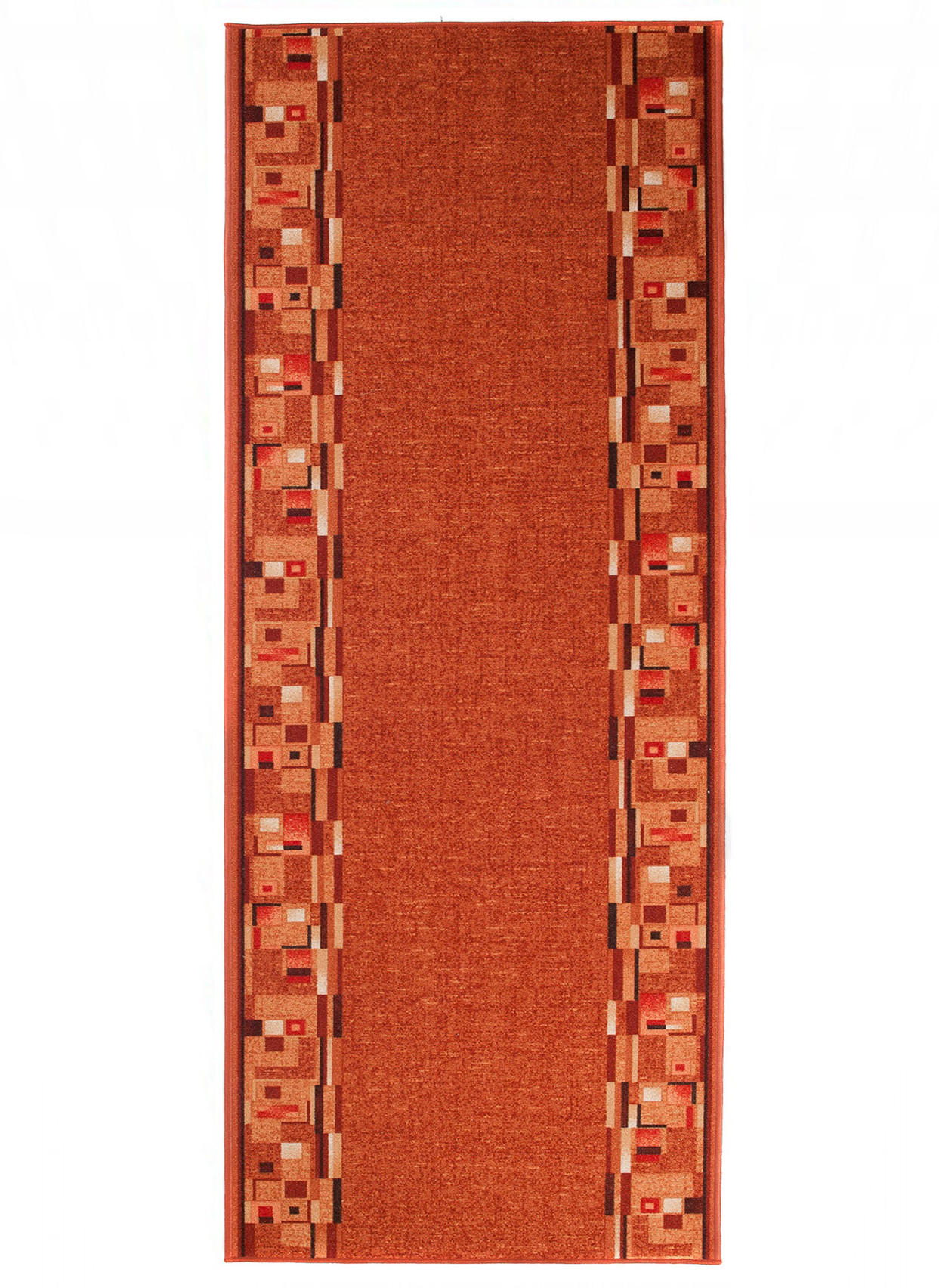 TEPPICHLÄUFER Anti-Rutsch Orange rutschfest Gummiunterlage 80/700 cm - Orange, Textil (80/700cm) - Tapiso