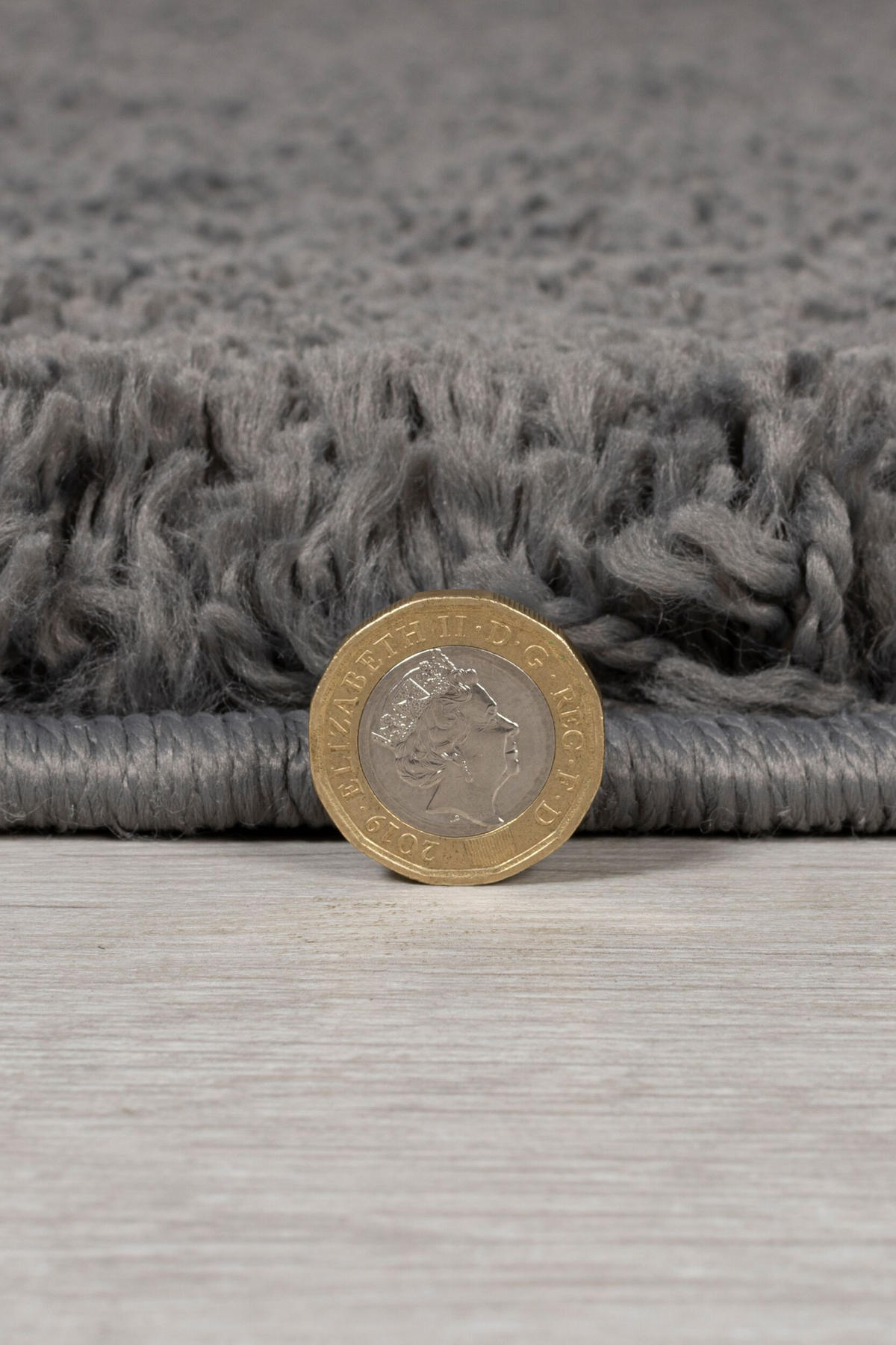 TEPPICH Hochflor Shaggy-Design, teddyweich LYNE, Anthrazit 133x133 cm - Anthrazit, Textil (133/133cm) - KADIMA DESIGN