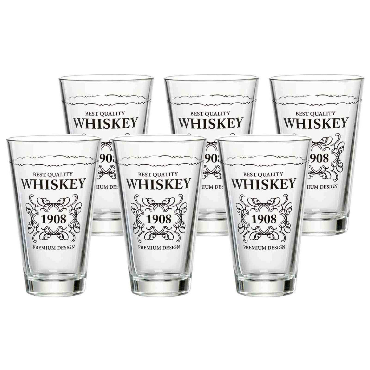 WHISKY BECHER SPIRITS transparent 330 ml 6er Set - Transparent, Glas (0.33L) - Ritzenhoff Breker