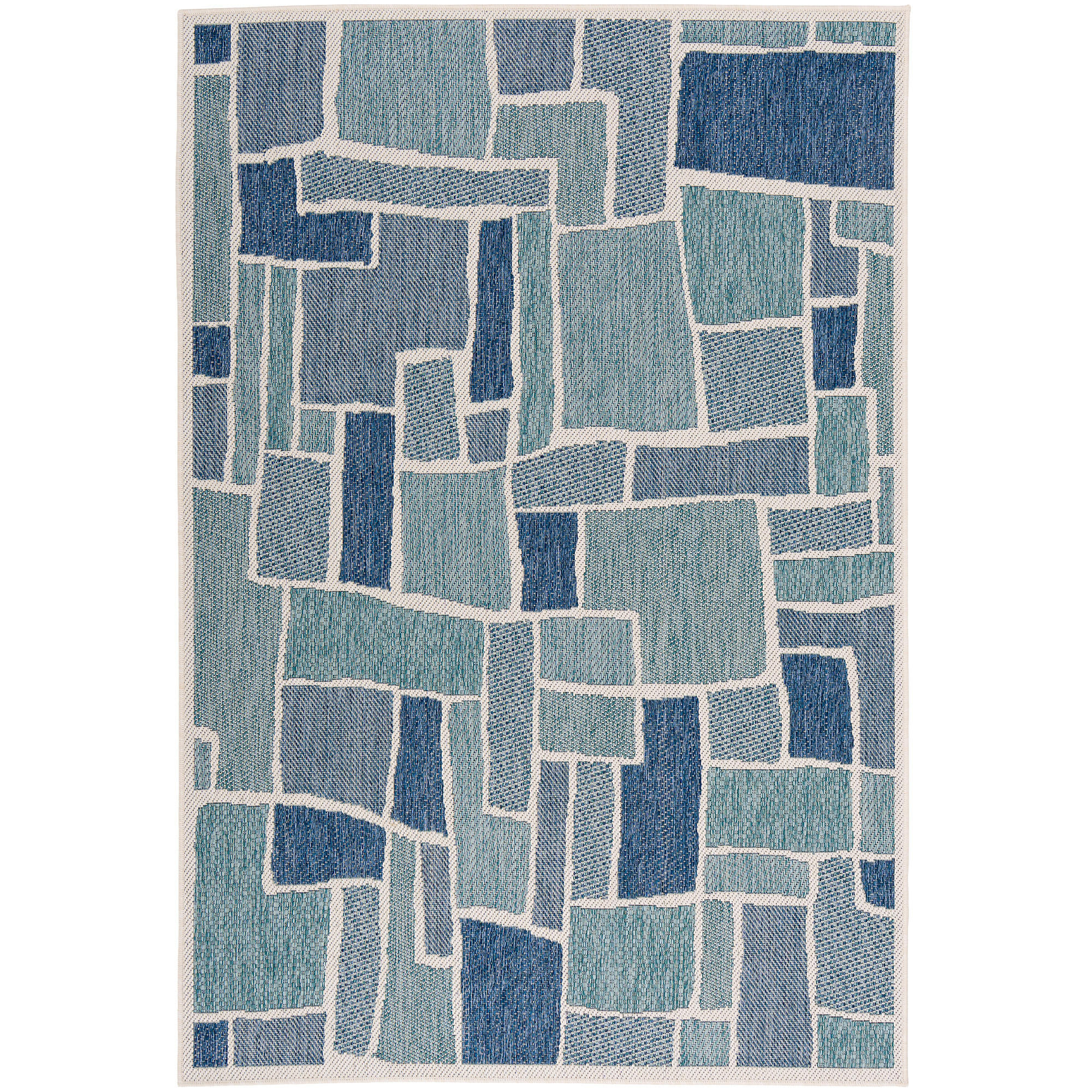 IN- UND OUTDOOR TEPPICH CARPETTO - Türkis, Textil (120/170cm) - Pergamon