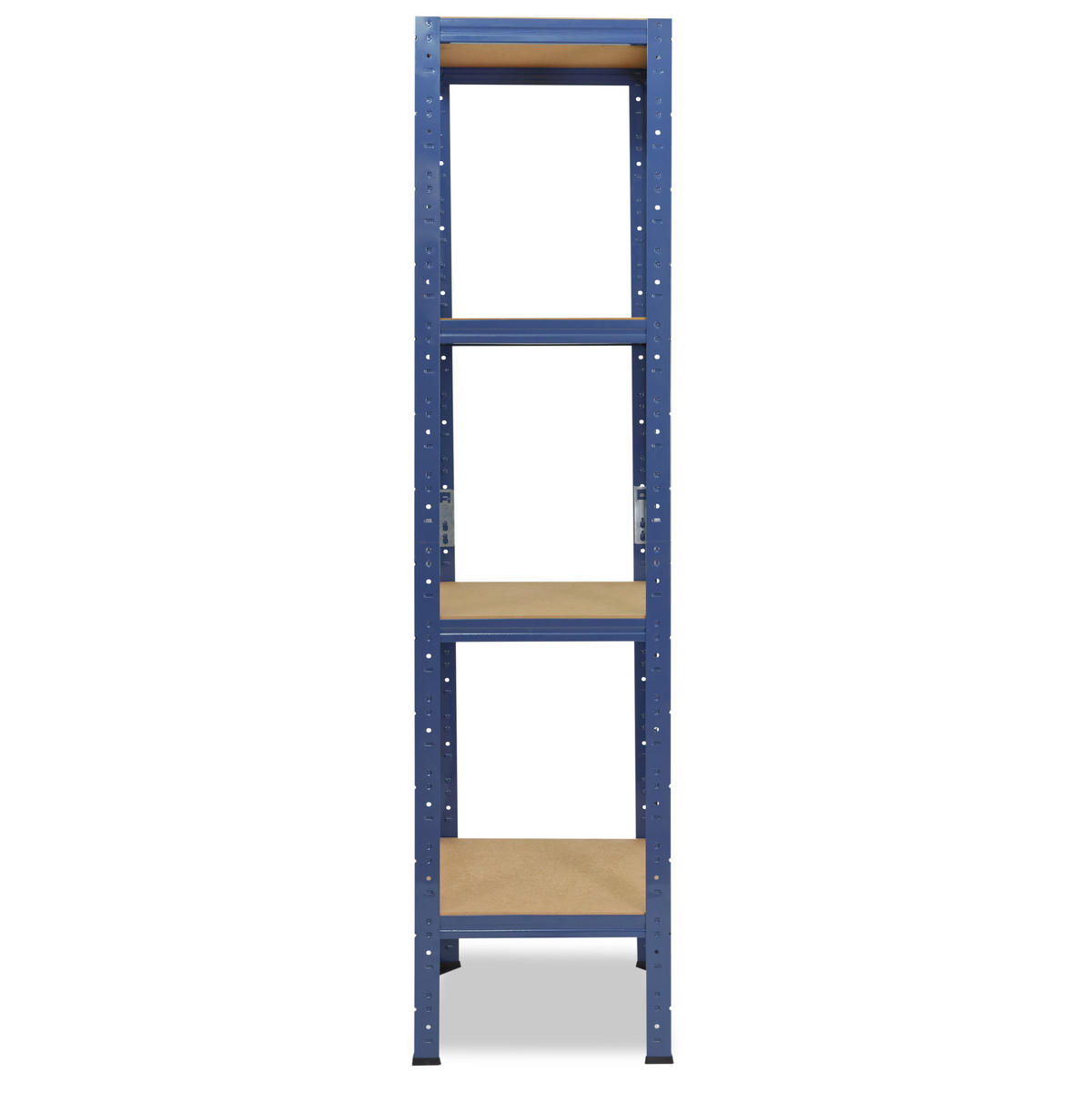 SCHWERLASTREGAL HOME 155x45x45 cm in blau mit 4 Böden und 175 kg Traglast pro Boden - Blau, Metall (45/155/45cm) - shelfplaza