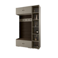 GARDEROBEN-SET 236,7/140/47 - Kaschmir/Goldfarben, Holz/Kunststoff (140/236.7/47cm) - Abiks Möbel
