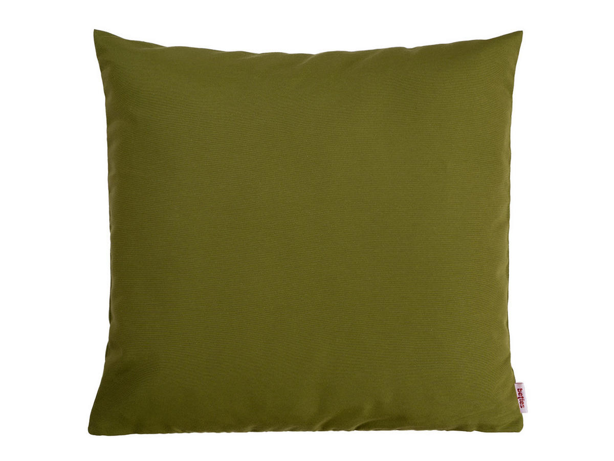 KISSENHÜLLE Wunschton moosbild-grün 50/50 cm - Grün, Textil (50/50cm) - beties Heimtextil