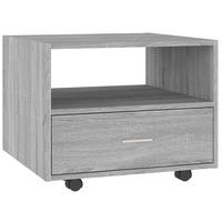 COUCHTISCH Grau Sonoma 55x55x40 cm Holzwerkstoff - Grau, Holzwerkstoff (55/55/40cm) - furnicato