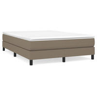 POLSTERBETT Quinlan 140/193 cm - Taupe, Holzwerkstoff (140/190cm) - Nettlife