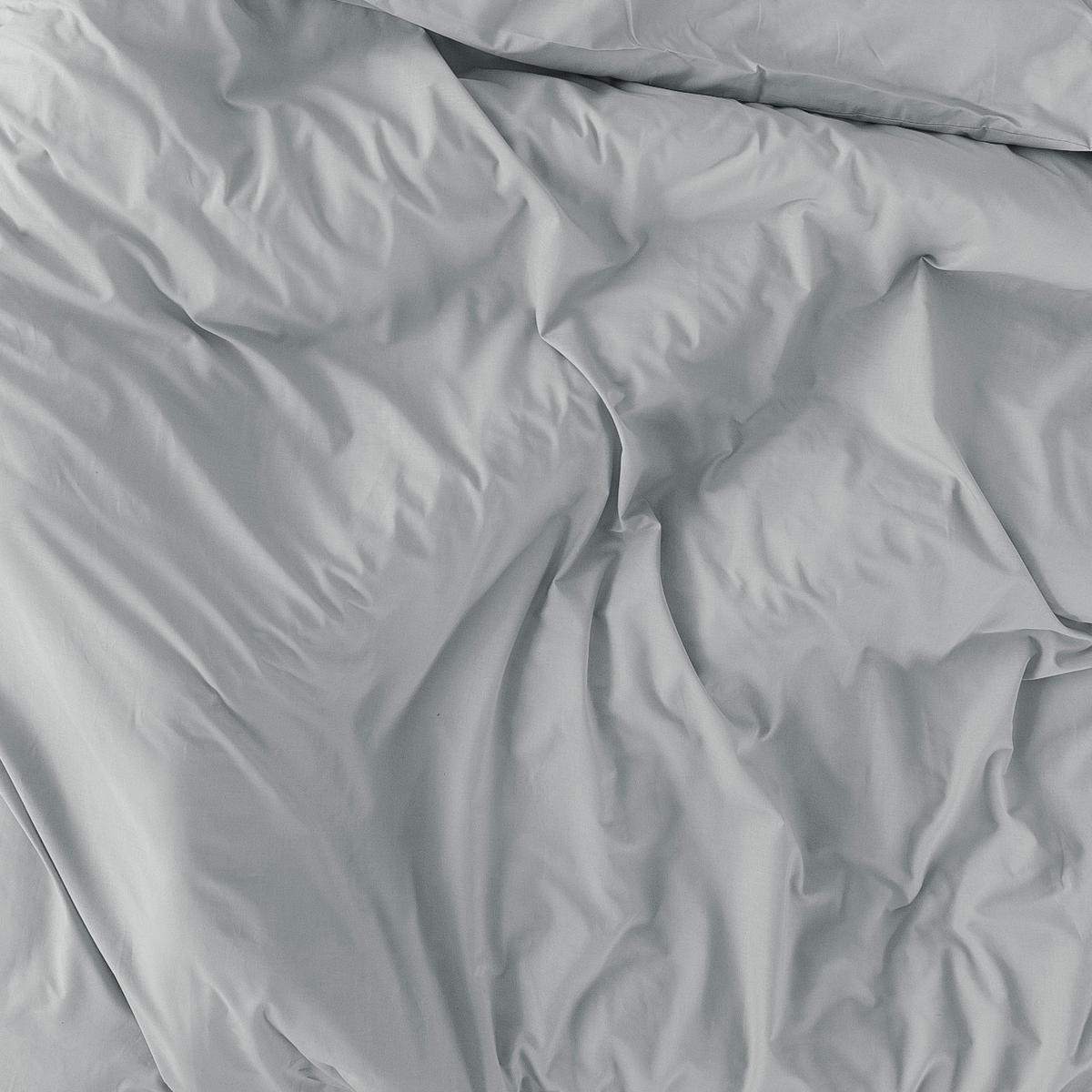 BETTBEZUG basic 135/140x200 cm (standardgrösse) grau - Grau, Textil (140/200cm) - Happy Friday