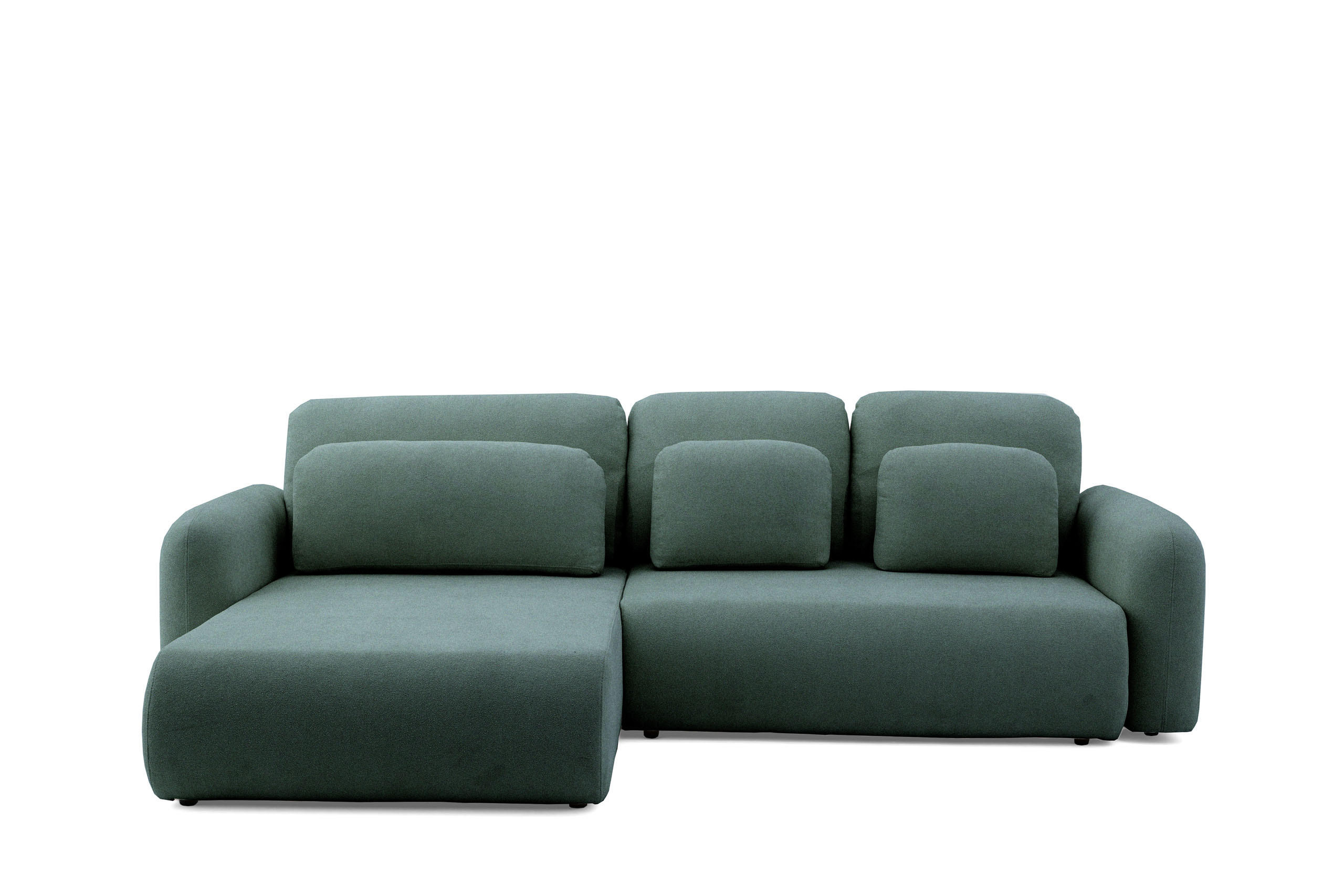 Muffo Ecksofa Dunkelgrün 280x187 cm