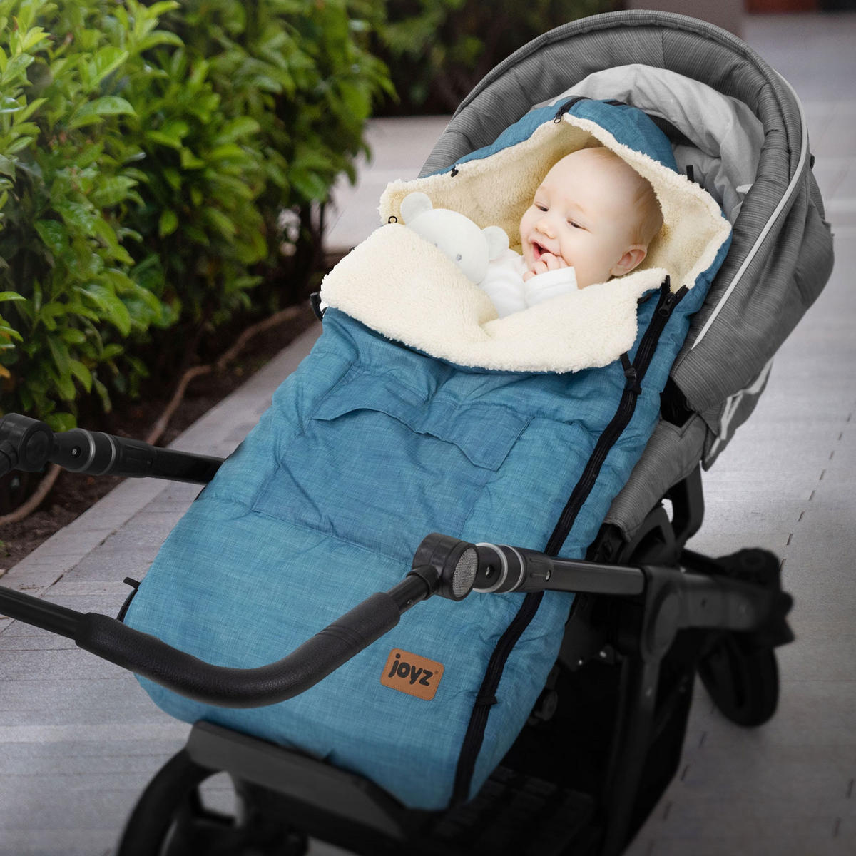 BABYFUSSSACK - Blau, Textil (48/10/94cm) - Joyz