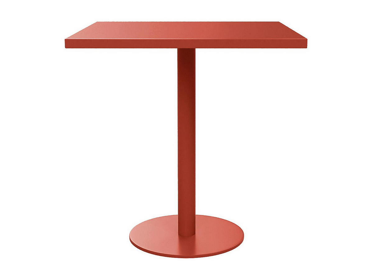 GARTENTISCH - 2 Personen - Metall - Terracotta - - Terracotta, Metall (70/70/75cm) - Vente-Unique