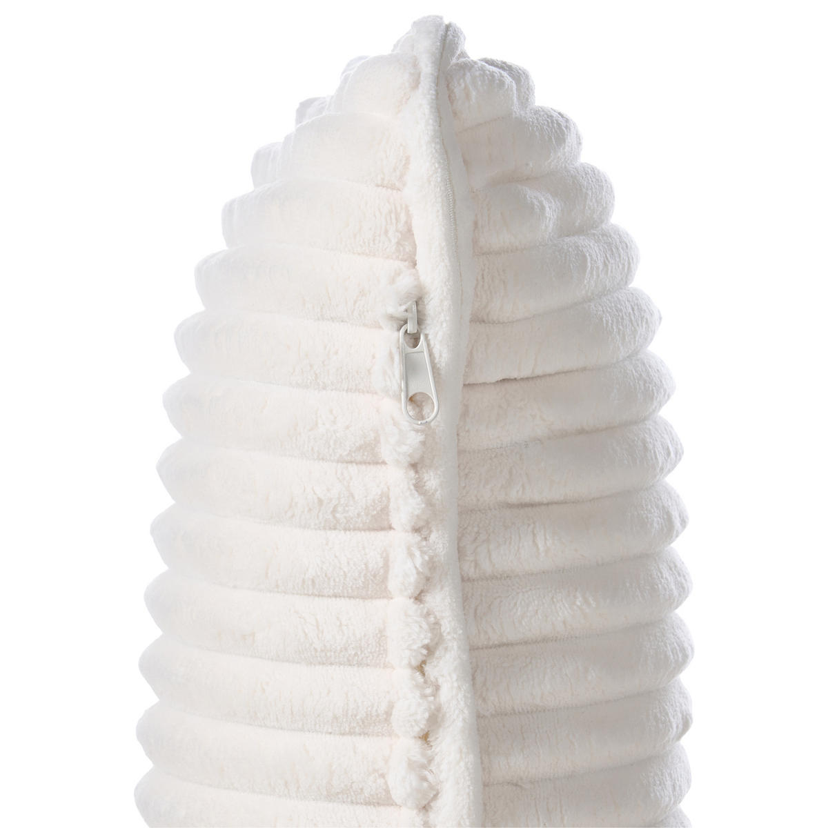 SCHAUKELSESSEL Hellbraun Sorsele - Hellbraun/Weiß, Textil (65/79/81cm) - Beliani