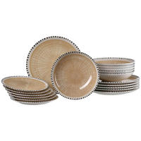 TELLERSET Natura Creme 18er Set - Creme, Keramik (2/2/2cm) - Ritzenhoff Breker
