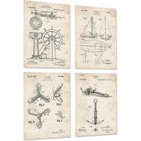 POSTER Segelboot 24X30cm Rahmenlos - Klar, Papier (24/5/30cm) - Nacnic