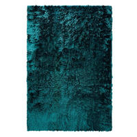 HOCHFLORTEPPICH Whisper Türkis 300x400 cm - Türkis, Textil (300/400cm) - benuta Nest