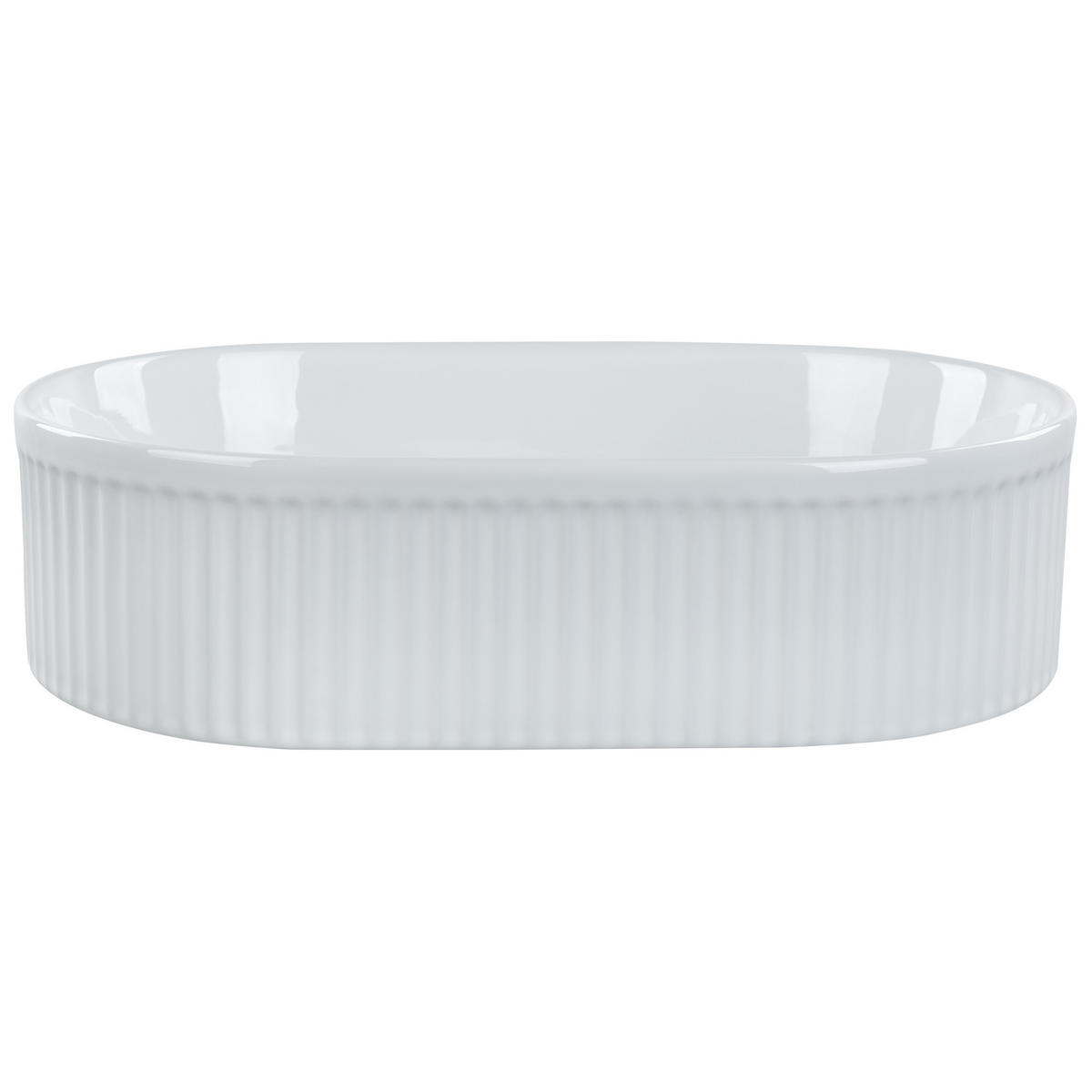 UMYVADLO NA DESKU Bílé 49/31 cm Keramika Geldo - bílá, keramika (49/13/31cm) - Beliani