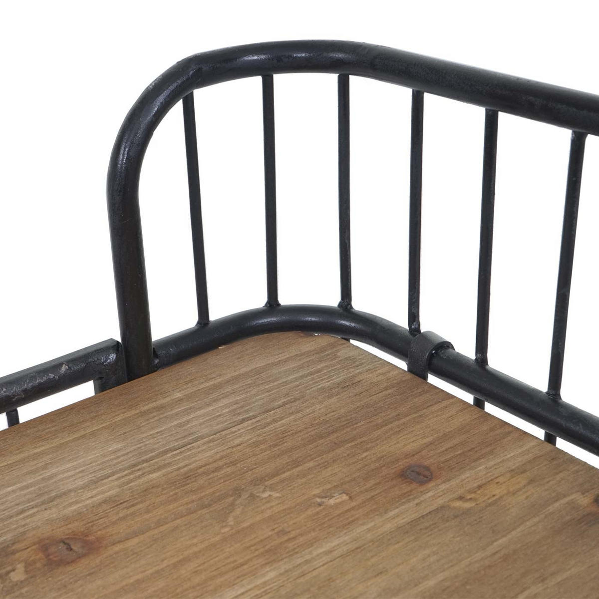 ROLLWAGEN Braun, Schwarz - Schwarz/Braun, Holz (98/84/36cm) - MCW