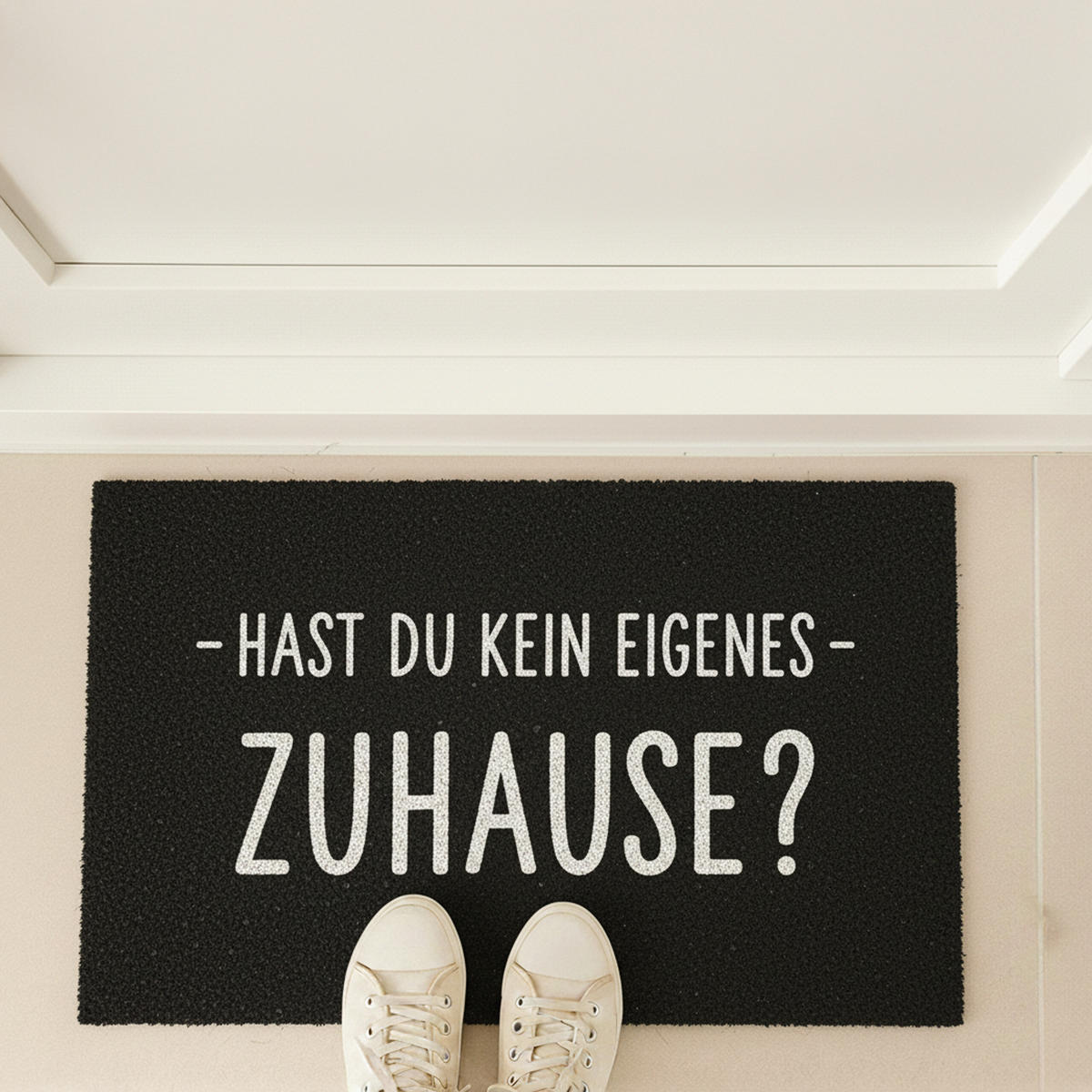 ROHOŽ - černá, textil/plast (60/40cm) - Relaxdays