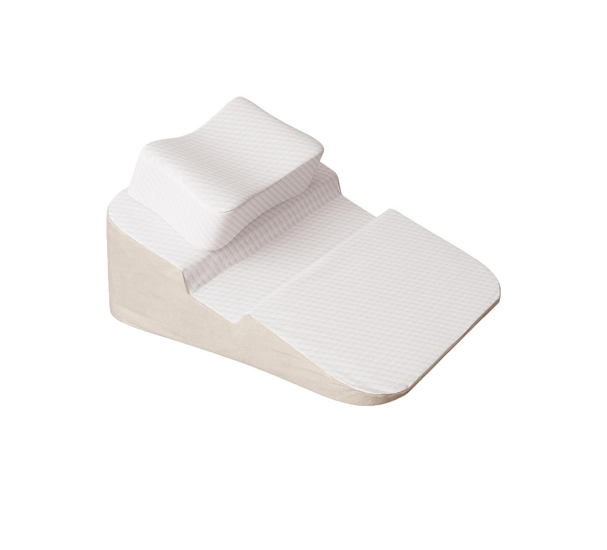 SEITENSCHLÄFERKISSEN Weiß - Weiß, Textil (55/60cm) - Vercart