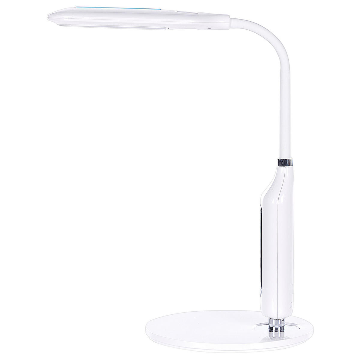 SCHREIBTISCHLAMPE Cygnus 18/21/38 cm - Weiß, Kunststoff (18/21/38cm) - Beliani