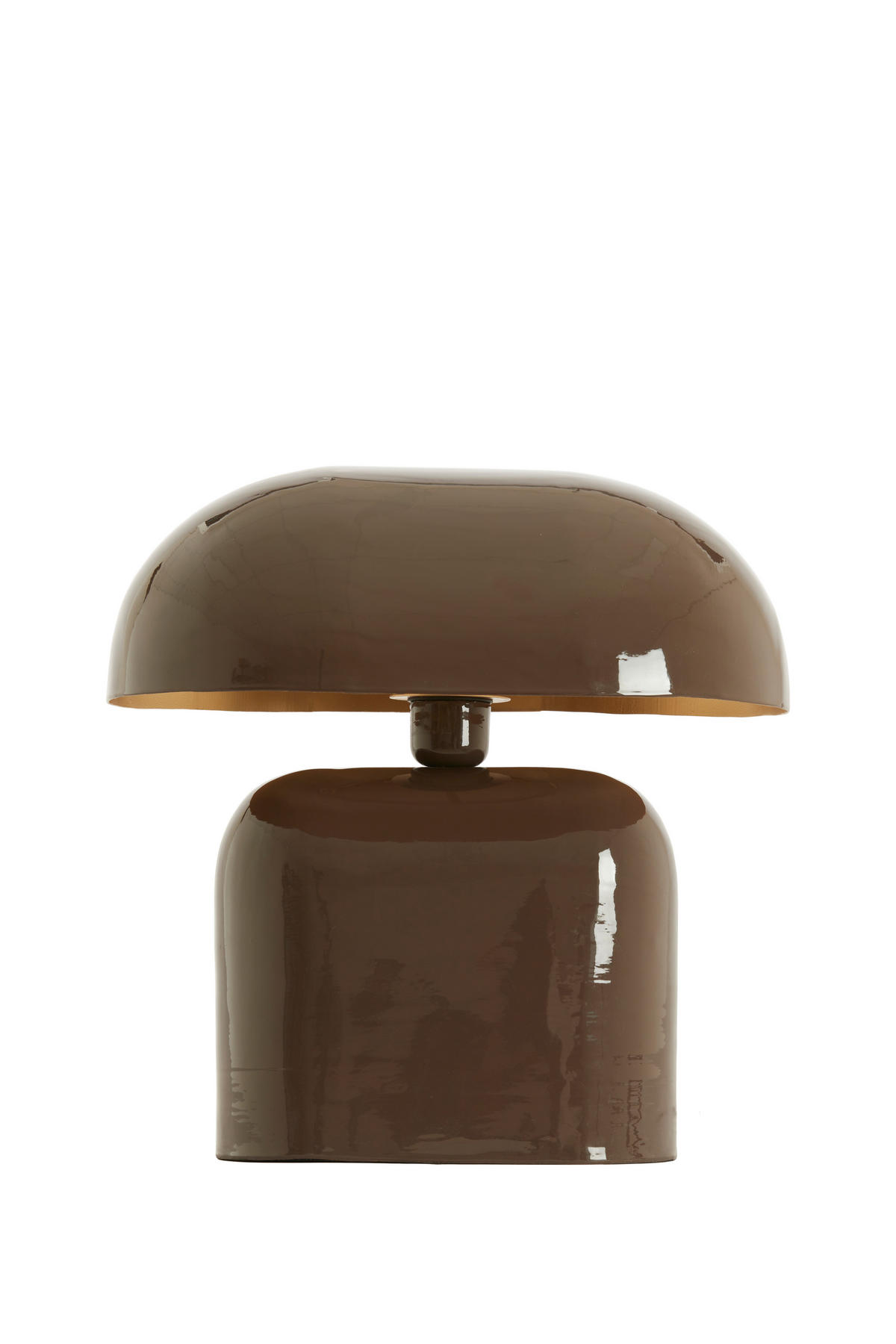 TISCHLAMPE Todd Braun 37/26/37 cm - Dunkelbraun, Metall (37/26/37cm) - Light & Living