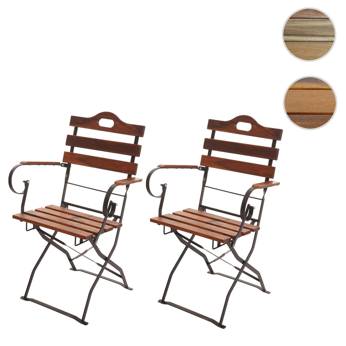 BIERGARTENSTUHL Dunkelbraun - Dunkelbraun, Holz (55/88/49cm) - MCW