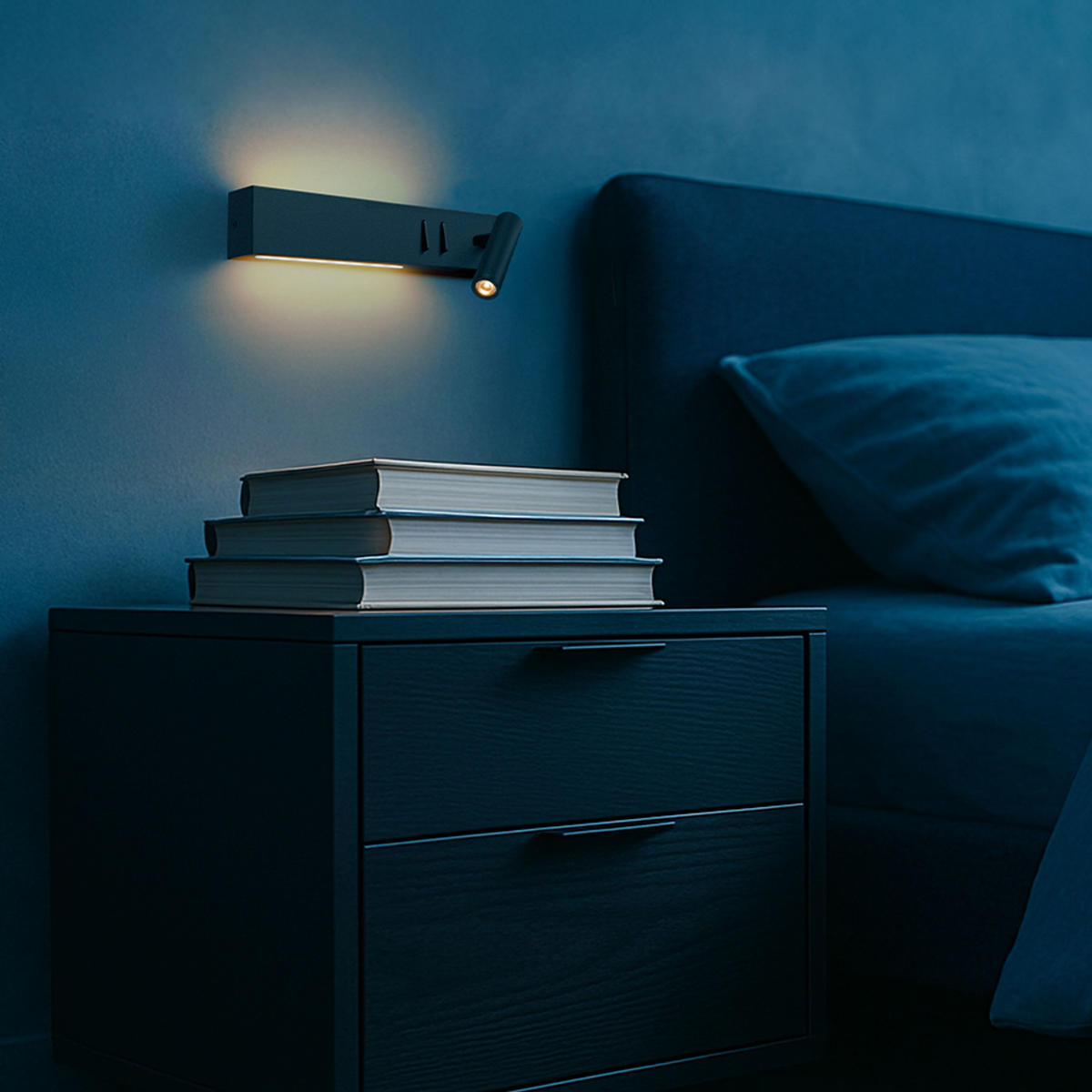 DECKENLEUCHTE ODEON Schwarz 3 W - Schwarz, Metall (28/25/55cm) - Rendl