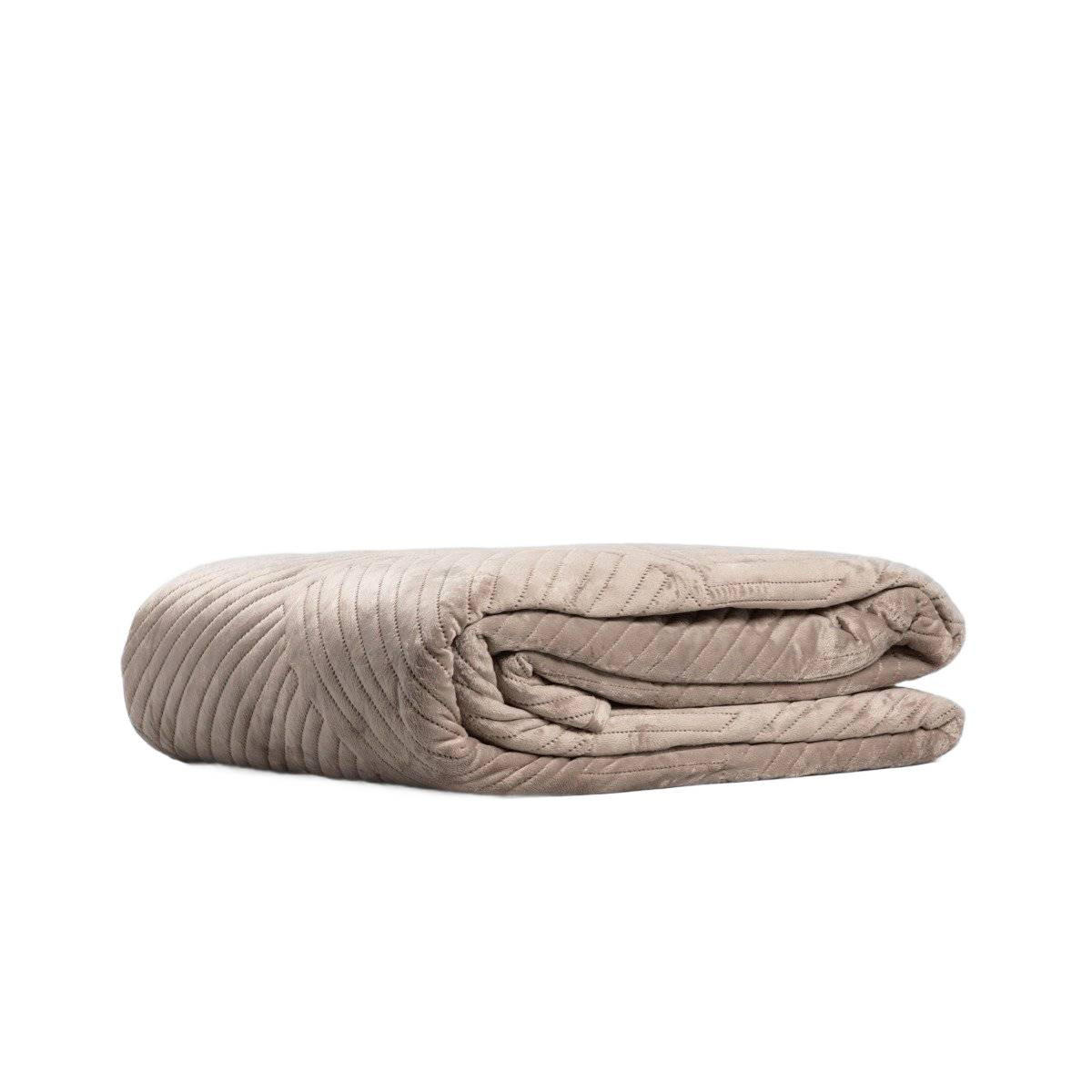 Homla Tagesdecke Gold 220x240 cm
