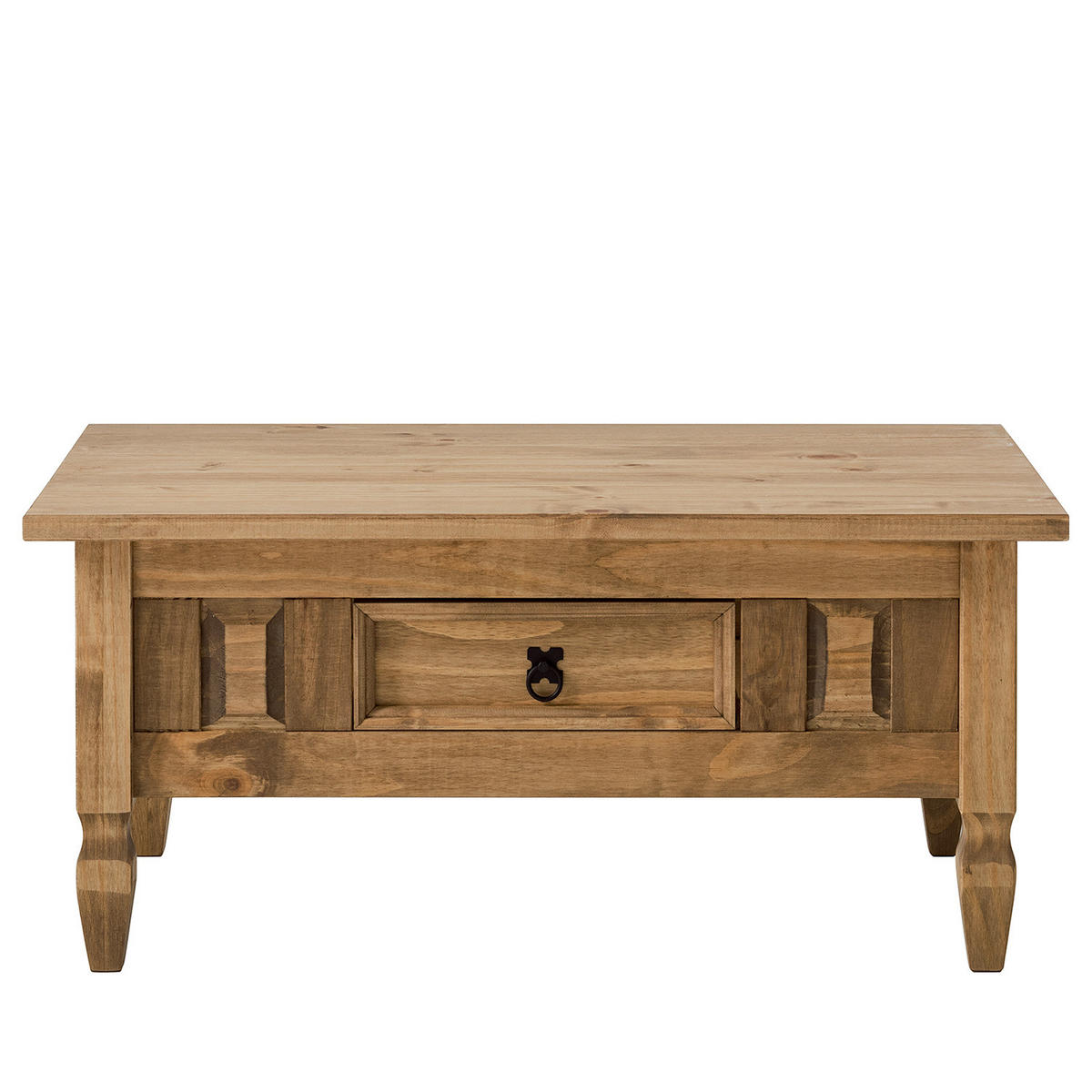 HOME24 Couchtisch FINCA RUSTICA - Braun, Holz (60/100/46cm) - home24